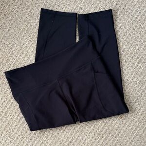 Old Navy Power Soft High Rise Crop Pocket Leggings Black